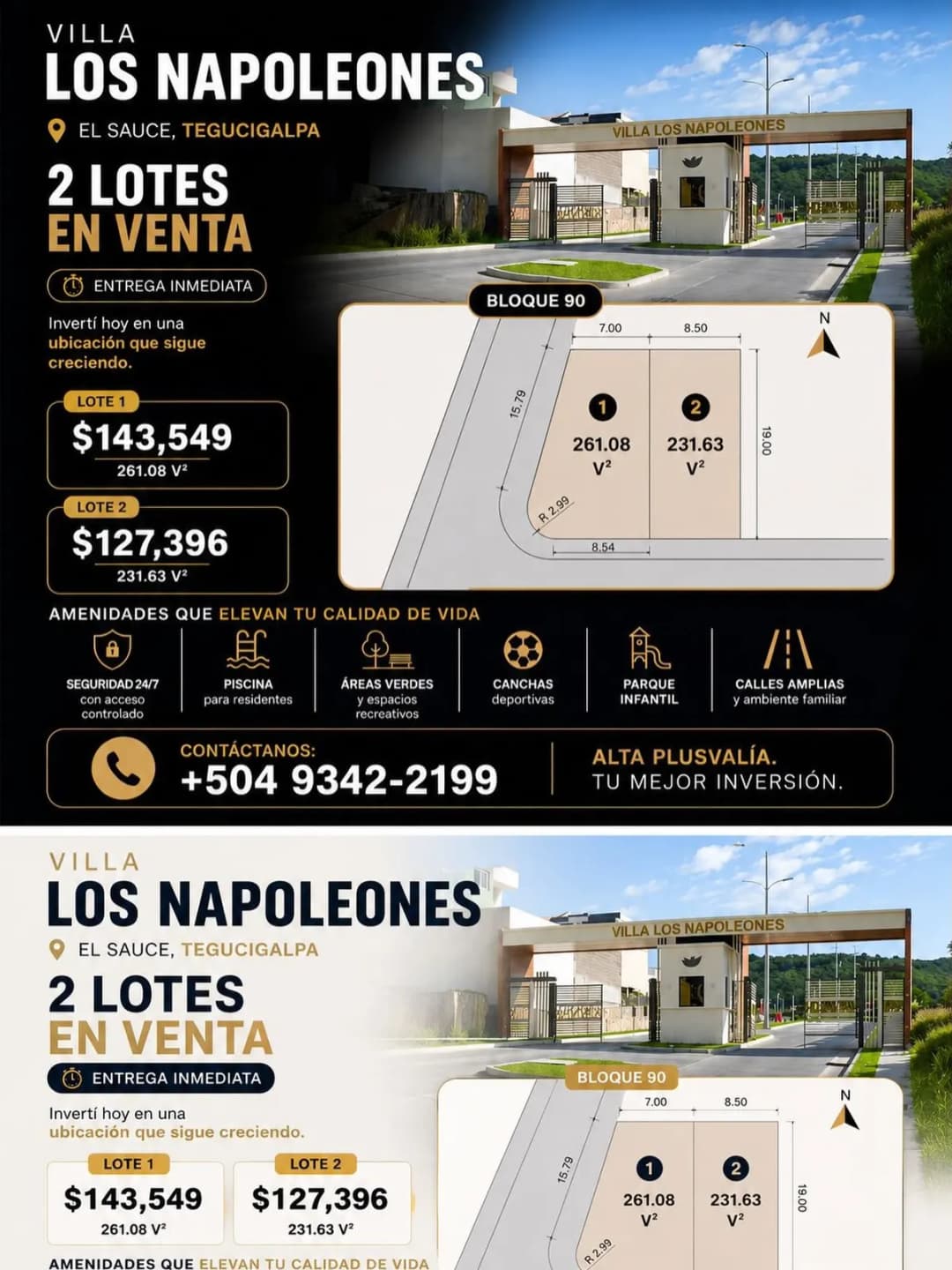 Lotes en Venta - Villa Los Napoleones | El Sauce, Tegucigalpa - foto 1 de 1